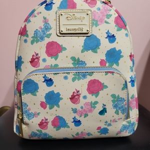Sleeping Beauty Flora Fauna Meriwether Loungefly Backpack